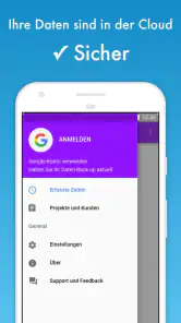 TSQ Arbeitszeiterfassung screenshot
