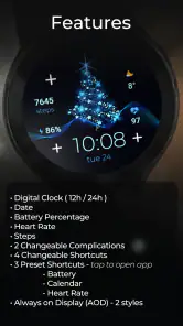 TVV Christmas 2 Watch Face screenshot