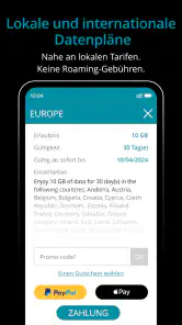 Ubigi: Reise-eSIM & Datentarif screenshot