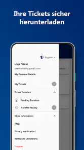 UEFA Mobile Tickets screenshot