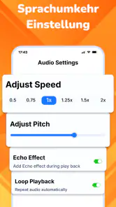 Umgekehrtes Audio, Reverse Aud screenshot