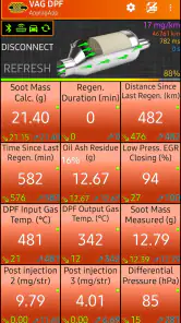 VAG DPF screenshot