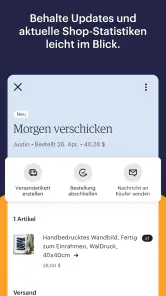 Verkaufen auf Etsy: Mein Shop screenshot