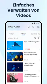 Video Player für alle Formate screenshot