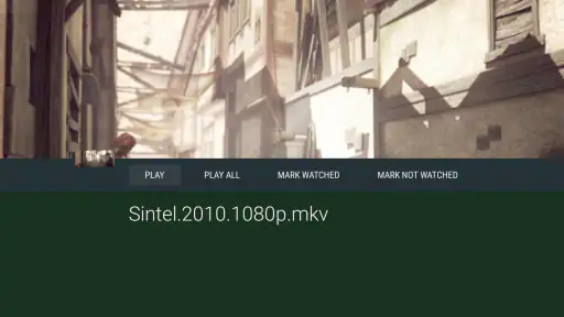 Vimu Media Player für TV screenshot