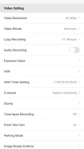 VIOFO Dashcam screenshot