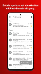 Vodafone E-Mail & Cloud screenshot