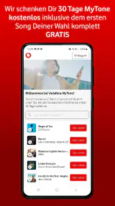 Vodafone MyTone screenshot
