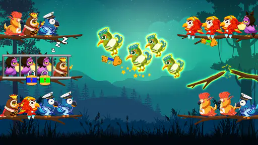 Vogel Sortieren 2: Farbpuzzle screenshot