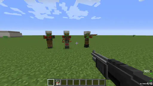 Waffen Mods Minecraft PE 2025 screenshot