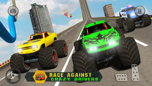Wagen Spiele Kunststück Rennen screenshot