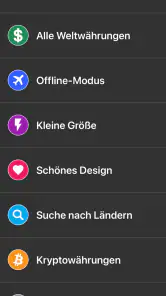 Währungsrechner - Wechselkurs screenshot