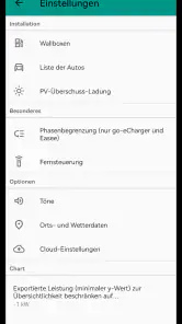 Wallbox-Steuerung für E-Autos screenshot