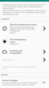 Wallbox-Steuerung für E-Autos screenshot