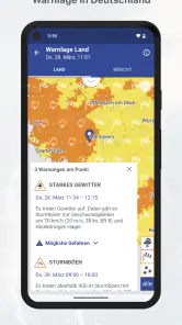 WarnWetter screenshot