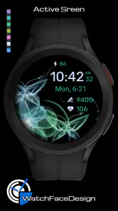 WaTchG008: Digital watch face screenshot