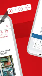 WAZ E-Paper screenshot