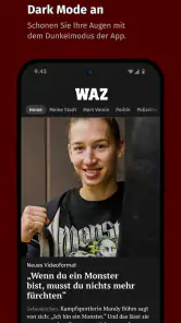 WAZ News screenshot