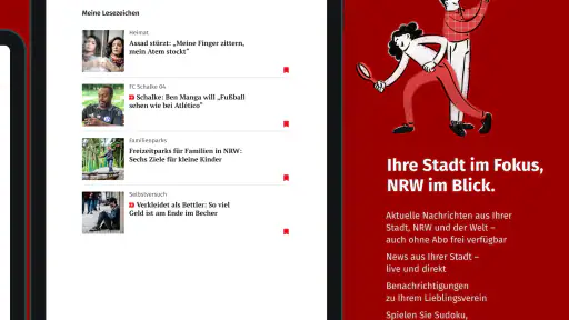 WAZ News screenshot