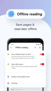 Webbrowser Opera Mini Beta screenshot