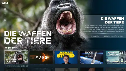 WELT Nachrichtensender screenshot