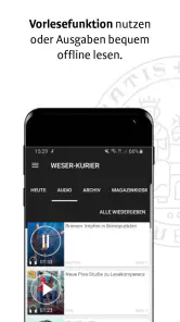 WESER-KURIER E-Paper screenshot