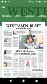 Westfalen-Blatt screenshot