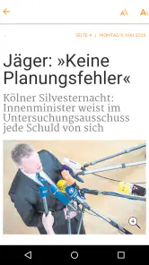 Westfalen-Blatt screenshot