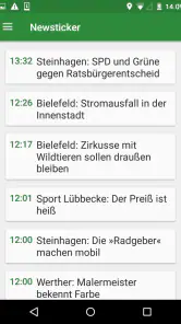 Westfalen-Blatt screenshot