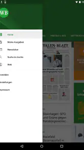 Westfalen-Blatt screenshot