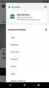 Westfalen-Blatt News screenshot