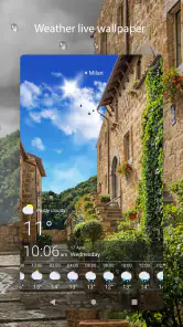 Wetter Live Wallpaper screenshot