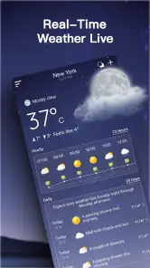 Wetter vorhersage screenshot