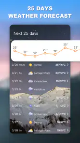 Wetter - Weather live & Widget screenshot
