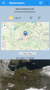 Wetterstation screenshot