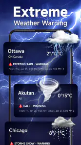 Wettervorhersage - Wetter-App screenshot