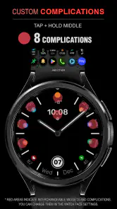 WFP 305 Butterfly watch face screenshot