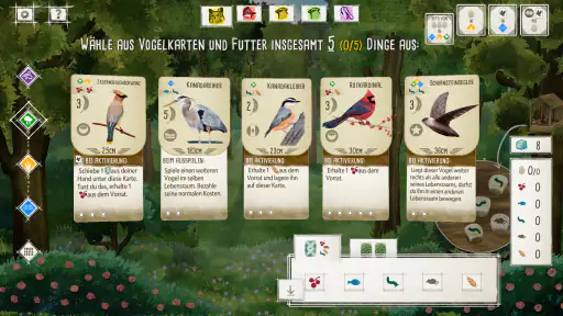 Wingspan (Flügelschlag) screenshot