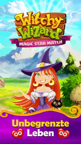 Witchy Wizard Match 3 Puzzle screenshot