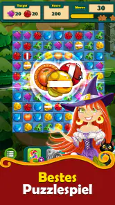 Witchy Wizard Match 3 Puzzle screenshot