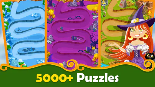 Witchy Wizard Match 3 Puzzle screenshot