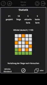 Wördel - tägliches Wortspiel screenshot