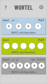 Wortel - Daily Word Puzzle screenshot