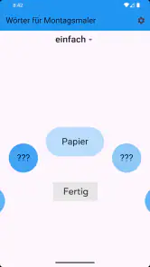 Wörter für Montagsmaler screenshot