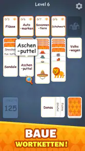 Wortsolitär: Associate Words screenshot