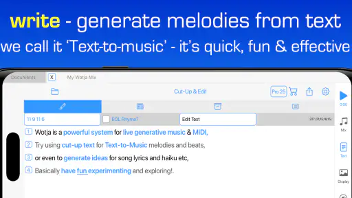 Wotja: Live Generative Music screenshot