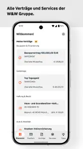 W&W Kundenportal screenshot