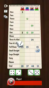 Yatzy mit Online Multiplayer screenshot