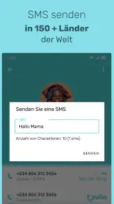 Yolla ins Ausland Telefonieren screenshot