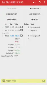 Zeiterfassung Pro screenshot